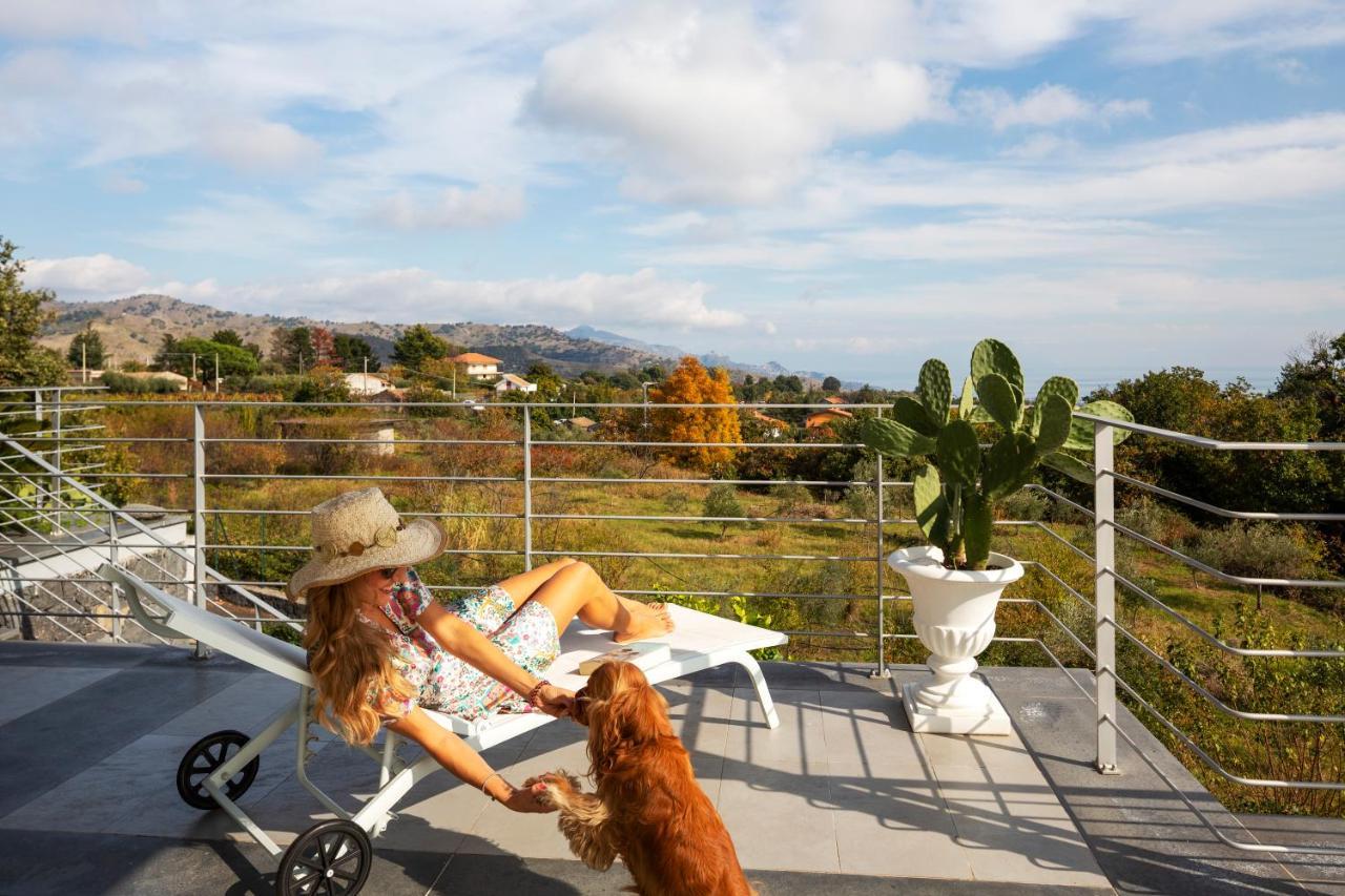 Design Villa In Piedimonte Etneo Kültér fotó